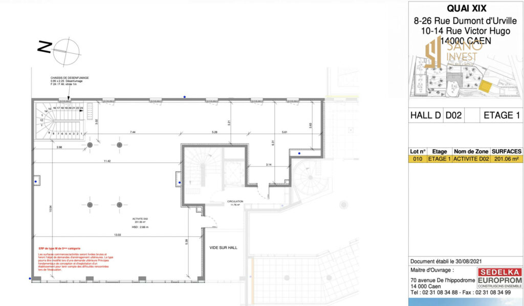 Adresse d’exception – Presqu’île de Caen – 202 m2